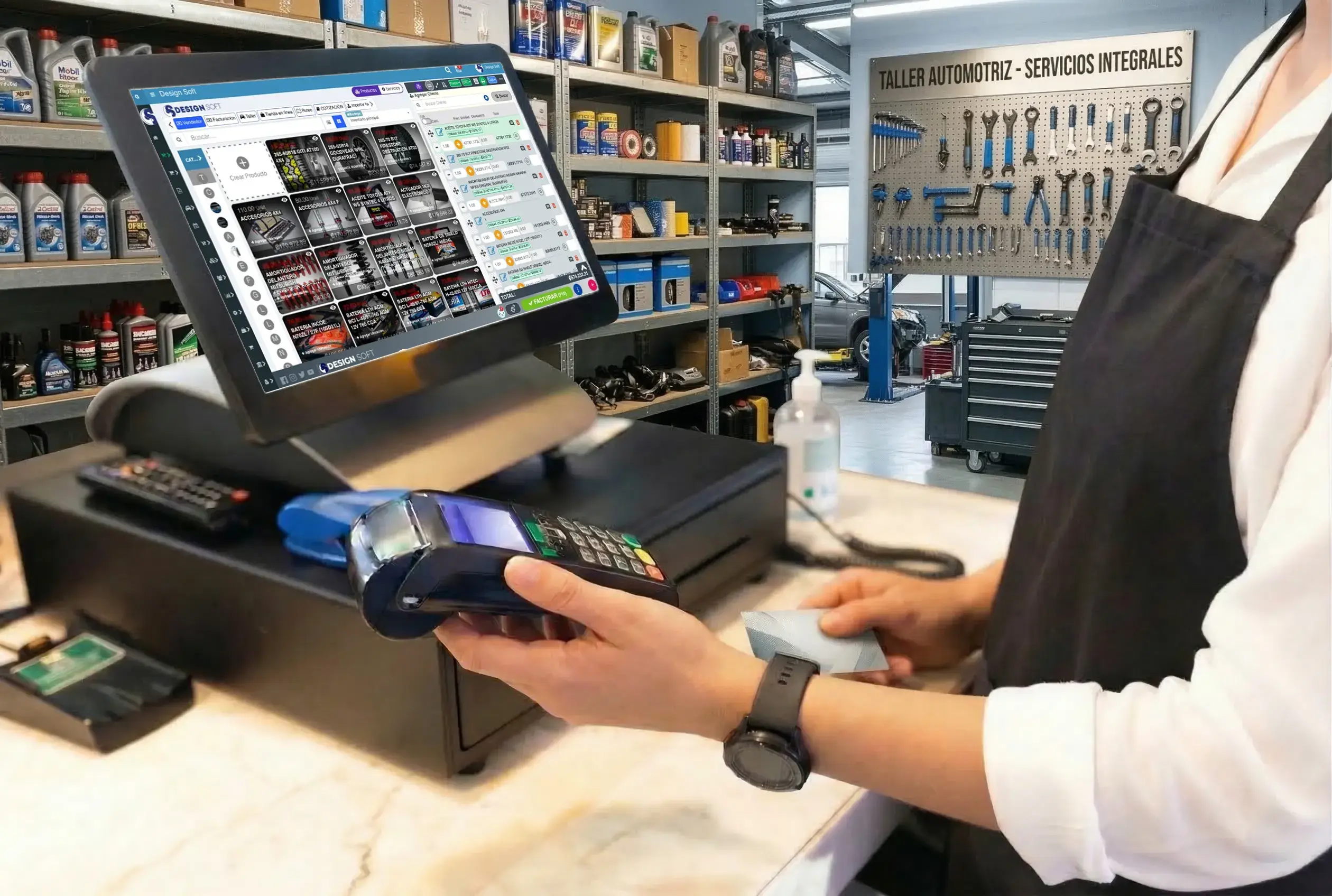 Facturación electrónica para talleres de enderezado y pintura con cobro claro de servicios y materiales