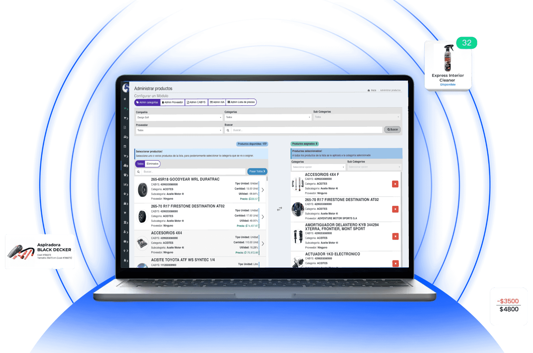 Gestión de inventario y servicios en TallerAlpha