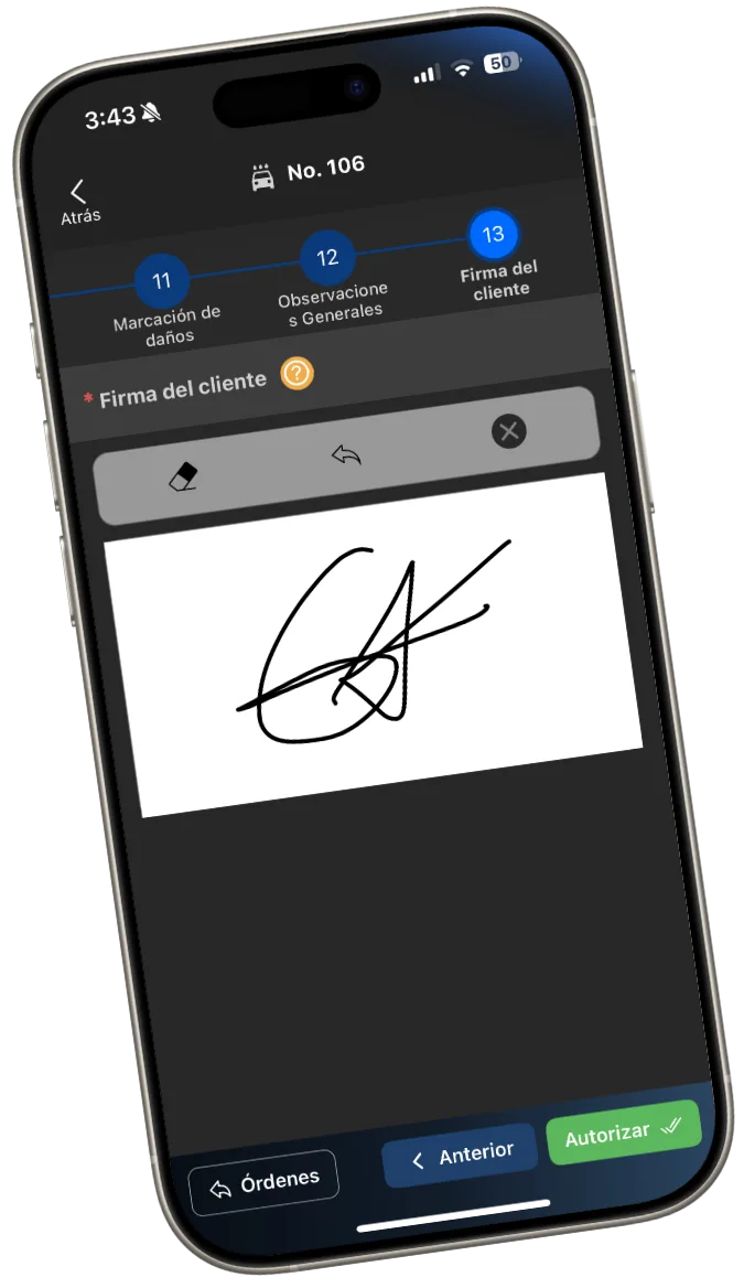 Firma digital en móvil con TallerAlpha