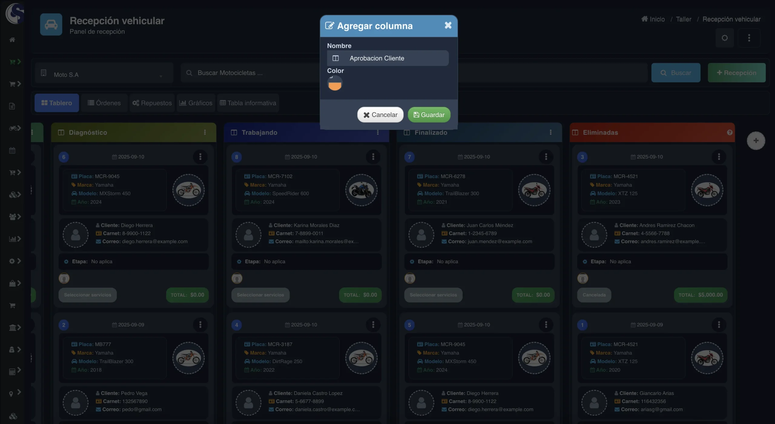 Paso 4: Configurar la nueva columna