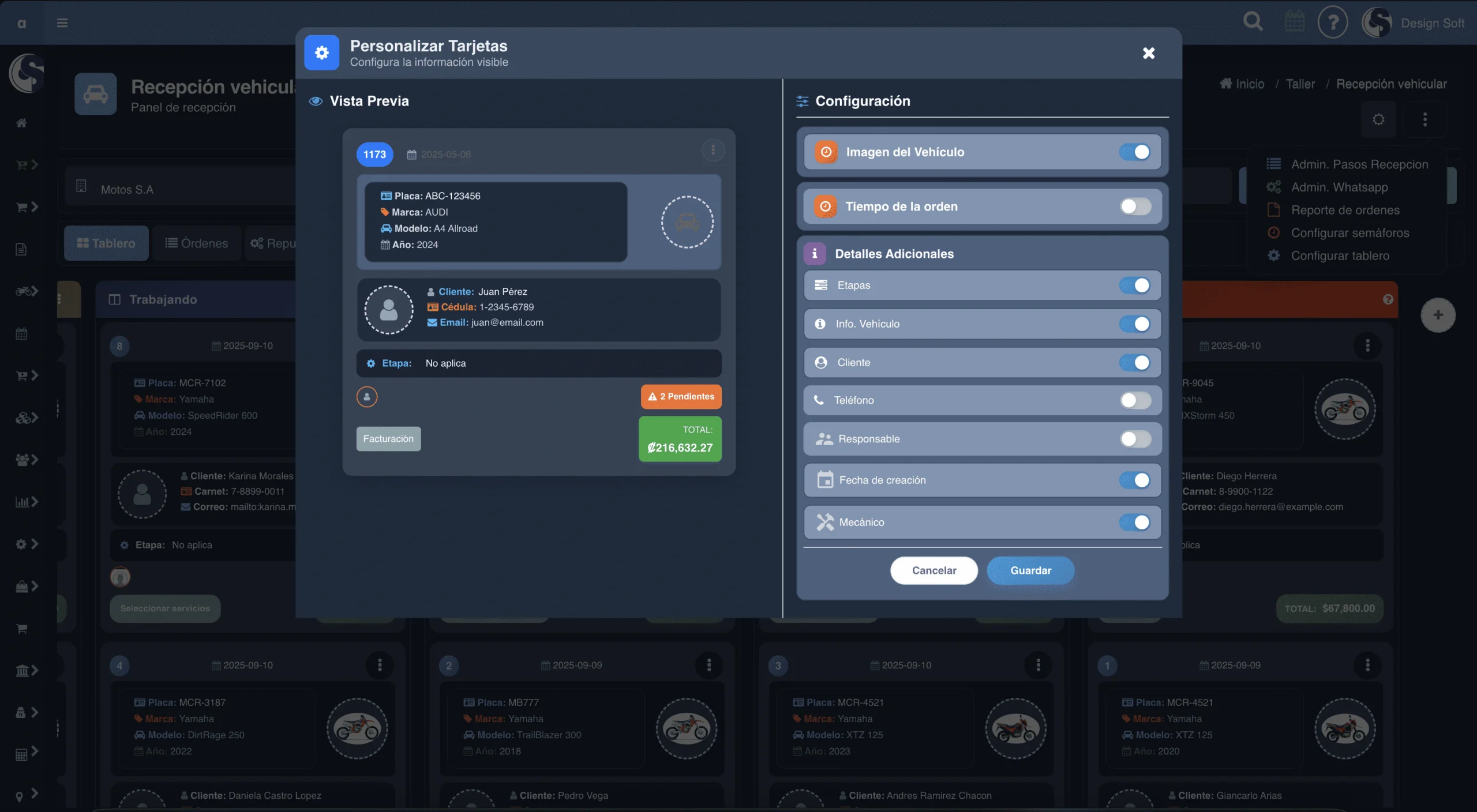 Paso 2: Personalizar el tablero