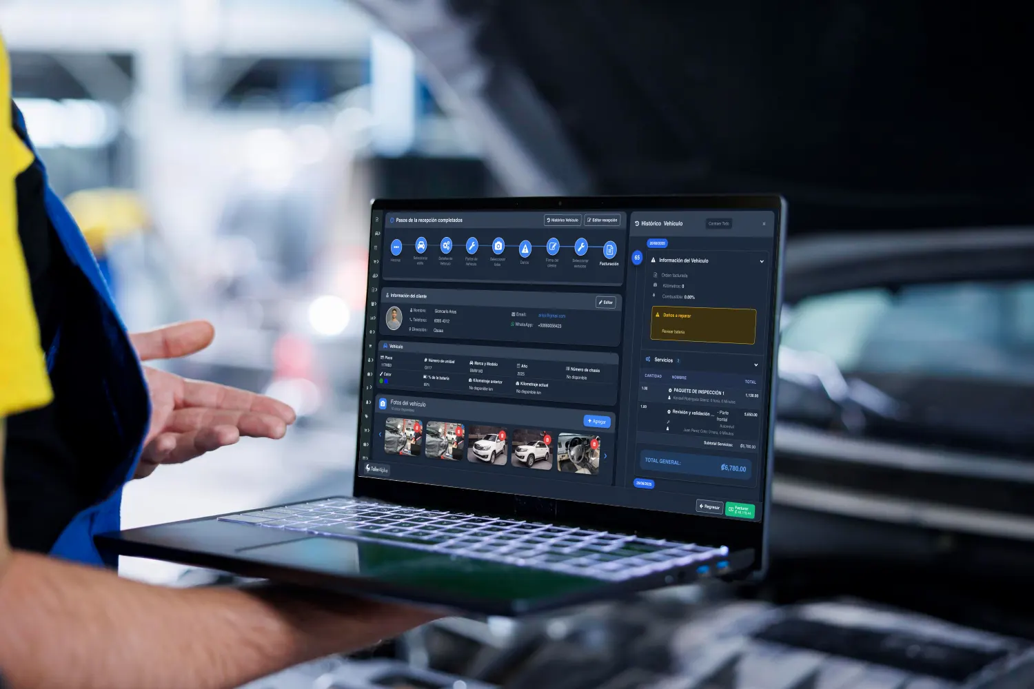 Sistema para recepción vehicular multinegocio