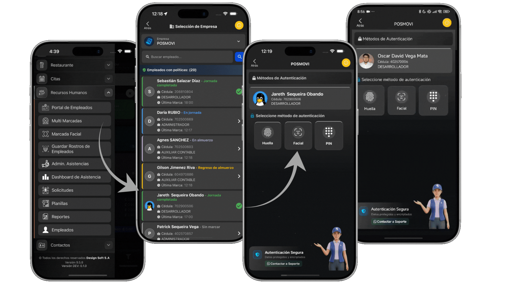 Vista del módulo de multimarcadas en Taller Alpha