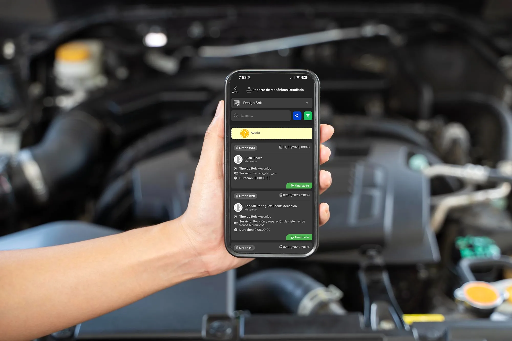 Reporte Mecánico Detallado