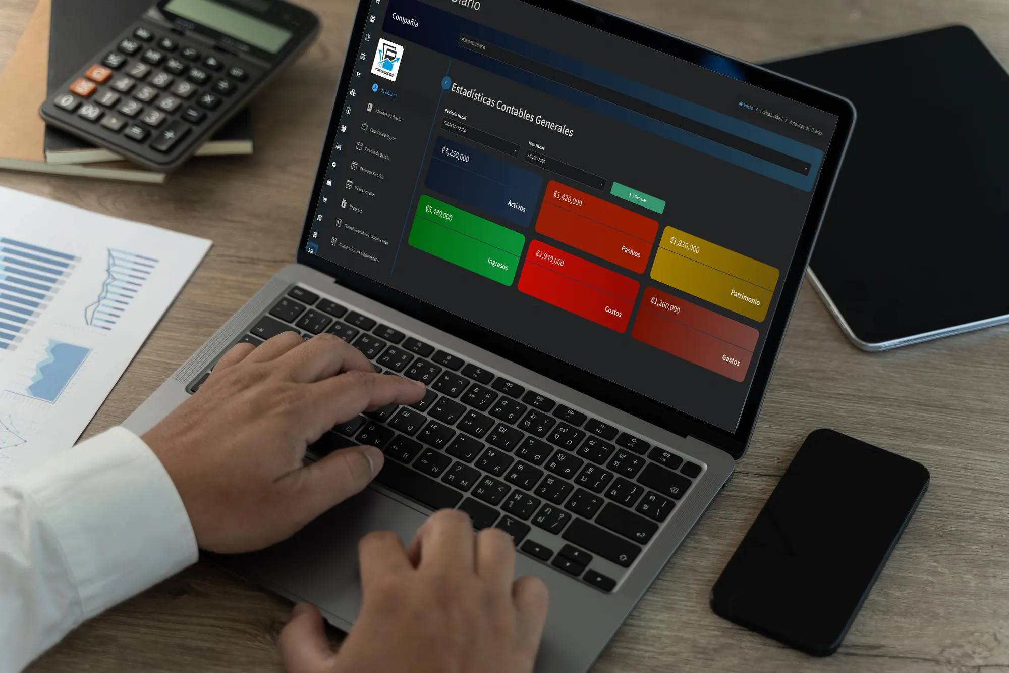 Dashboard de Contabilidad