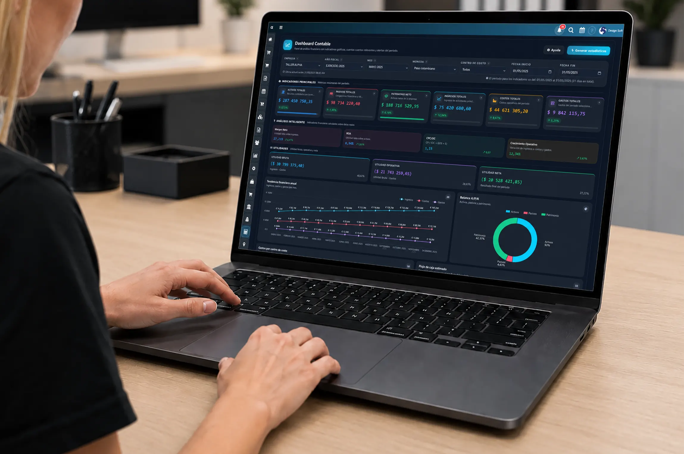 Dashboard de Contabilidad
